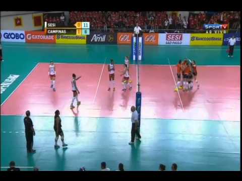 SESI-SP x Amil/Campinas - Superliga Feminina 2013/2014