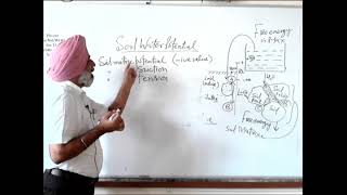 Soil Water Potential by Dr SS Kukal