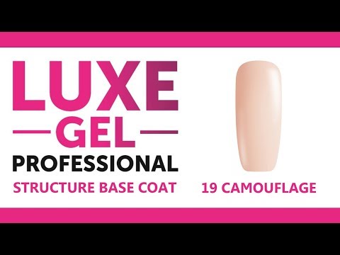 19 CAMOUFLAGE STRUCTURE BASE COAT SWATCH - LUXE GEL PROFESSIONAL -
