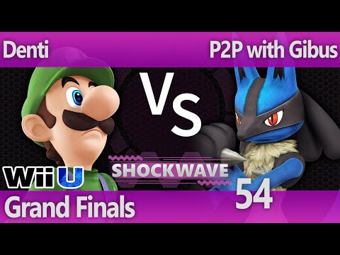 SW 54 Smash 4 - TLOC | Denti (Luigi, Olimar) vs P2P with Gibus (Lucario) - Grand Finals