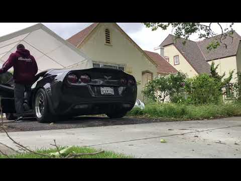 Thumbnail for Texas Speed stage 4 F35 ls3 cammed C6 corvette cold start by video, Corvet, Corvett, vide