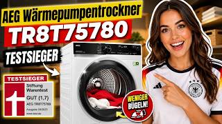 AEG TR8T75780 Testsieger: Kaufen oder nicht kaufen? AEG Wärmepumpentrockner Serie 8000 erklärt