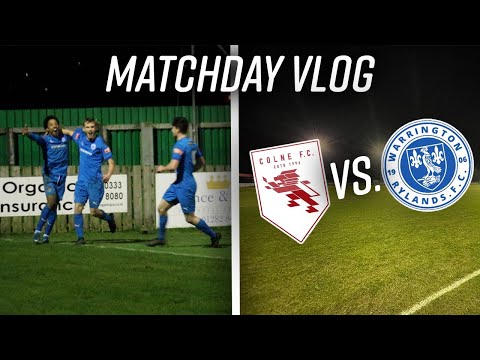 THE RED CARD KILLED THE GAME!!! Colne F.C. vs. Warrington Rylands | Matchday Vlog