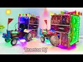 How To Make Cardboard Tractor Dj At Home Dj Wala Tractor Mini Dj Tractor Loading Tech Toyz