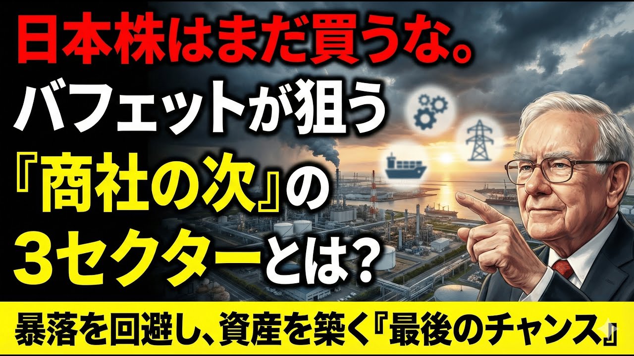 【商社の次に狙うもの】なぜバフェットは商社株を選んだのか？その思考プロセスから導き出す、次なる暴騰株の条件。