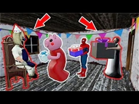 奶奶vs假聖誕老人先生肉 有趣的恐怖動畫模仿 Granny vs Fake Santa Mr Meat   funny horror animation parody