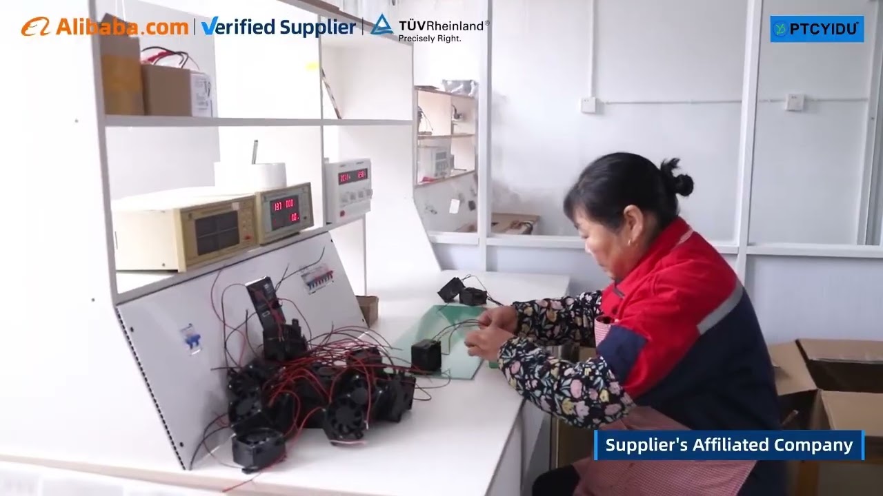 PTC heater manufacturing at Shanghai Yidu Electronics