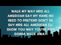 5 Seconds Of Summer - Mrs All American (Lyrics)