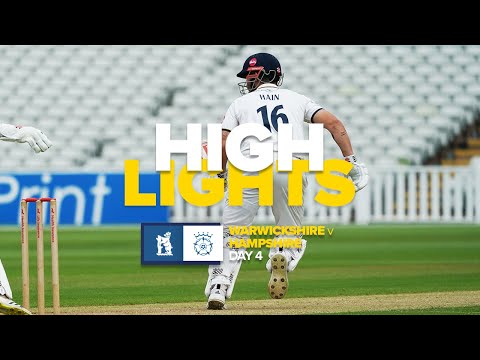 Warwickshire vs Hampshire - Sunday, 23rd June 2024 - County Championship Division One - Edgbaston