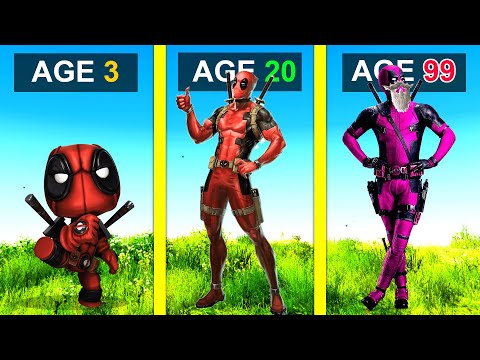 Surviving 99 YEARS As DEADPOOL In GTA 5 ...
