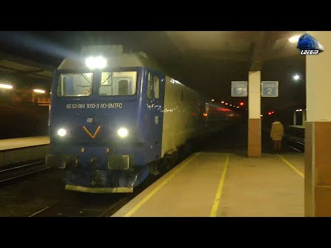 Trenurile Serii în Gara Oradea  🚆 🚂🚆 Evening Trains in Oradea Railway Station - 13 February 2023