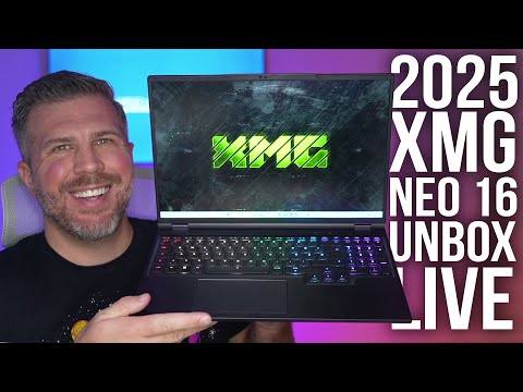 video - XMG NEO 16 (A25), Ryzen 9-9955HX-HX3D, RTX 5070Ti-5090, 32 GB DDR5-5600, QHD+ 300 Hz 500 nits 100% sRGB