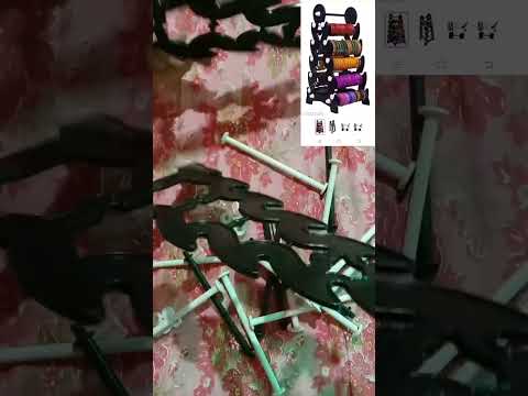 Black plastic bangle display stand