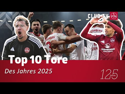 TOP 10 TORE 2025😍💪 | Die besten Tore des Jahres⚽️ | 1. FC Nürnberg