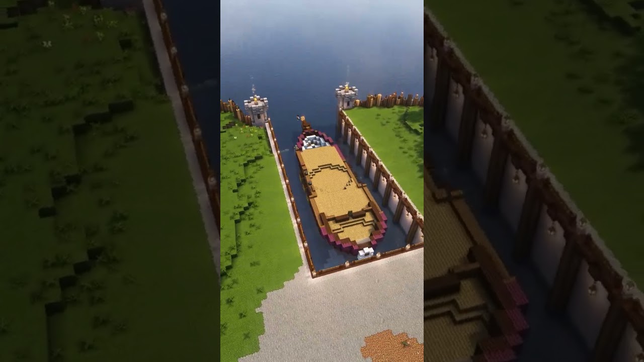 Fortified Medieval Quarry | Tutorial | Timelapse build