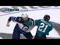 NHL Fight - Jets @ Sharks - Stanley vs Middleton - 17/10/2021