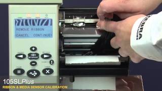 Zebra - 105SLPlus: Ribbon & Media Sensor Calibration