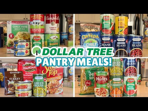 Dollar Tree Emergency Pantry Meals! (With Free Printable Recipe Cards!)