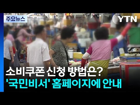 소비쿠폰 신청 방법은? '국민비서' 홈페이지에 안내 / YTN