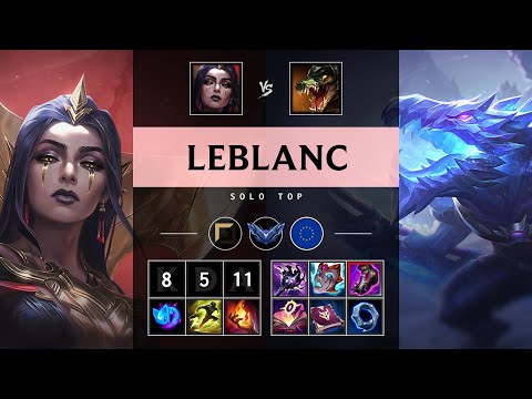 LeBlanc Top vs Renekton - EUW Diamond Patch 25.12