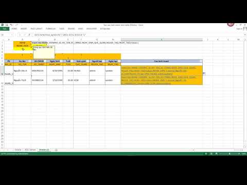 Hướng dẫn insert dữ liệu từ file excel vào DB oracle, SQL Server - 200419