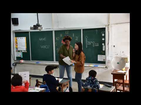 Kaohsiung City Lingya District Chenggu Elementary School 107º ano letivo 1º ano Shuang Language Teaching Video