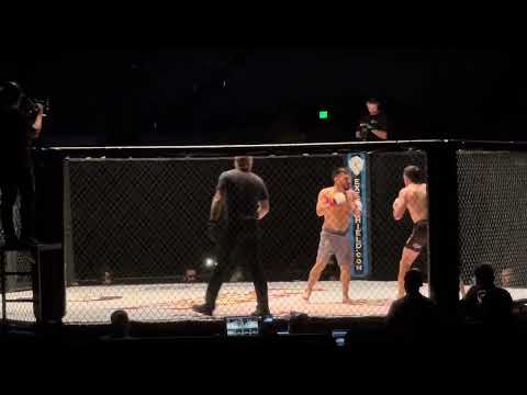 Jonathan Burdick wins MMA fight at Cow Palace (August 19, 2023)