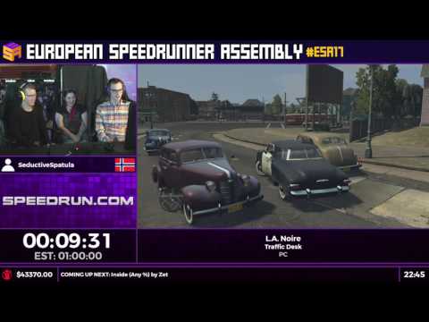 #ESA17 Speedruns - L.A. Noire [Traffic Desk] by SeductiveSpatula
