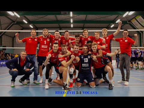 RECO ZVH - VoCASA 11-1-2020 set 1-3 eredivisie volleybal heren