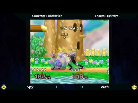 Suncrest Funfest #3 - Spy (Sheik) vs. Wafl (Peach) - Losers Quarters