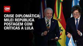Vídeo: Milei republica postagem com críticas a Lula | AGORA CNN