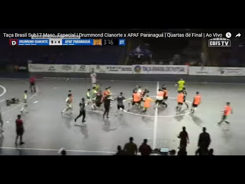 Taça Brasil de Futsal Sub-17: Drummond Cianorte vence APAF Paranaguá e se classifica após confusão