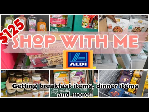 *New* Shop with me Aldi | family of 5 | spent $125 | June 2022