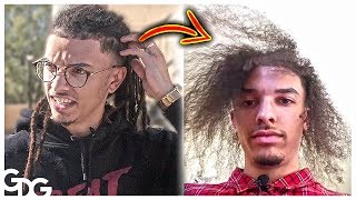 How To Get Rid of Dreads Without Shaving Them | Ft. DSoar Hair