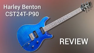 Video thumbnail for Harley Benton CST-24T P90 Ocean Flame - ResQ Gear Review by ResQ Gear