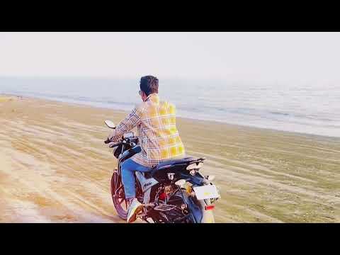 bike riding in beach