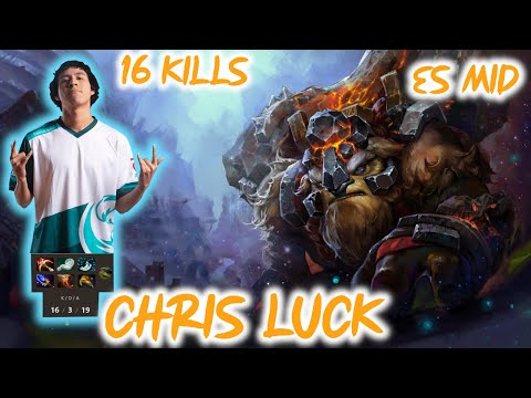 BEASTCOAST.CHRIS LUCK EARTHSHAKER MID 16 KILLS Peruvian Pro dota 7.28b fullgameplay