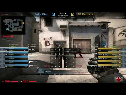 Twistzz POV (FaZe)(23-9) vs G2 / mirage / IEM Summer 2021 Closed Qualifier