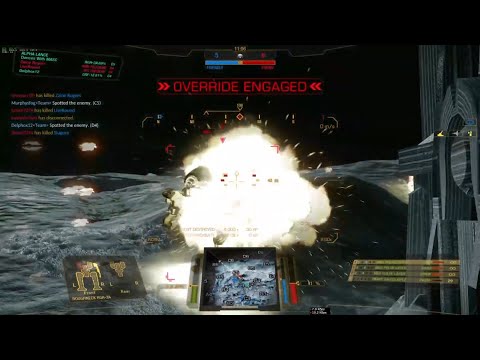 6 kills, 1047 dmg in a heavy gauss roughneck - MechWarrior online
