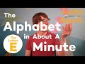 The Letter E | The Alphabet in About A Minute | Justin Roberts