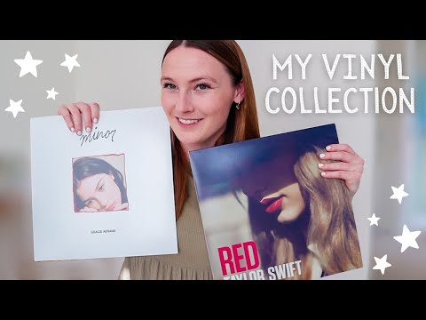 my Vinyl Record Collection Part 2✨ Gracie Abrams, Noah Kahan, Laufey, RSD exclusives & old records!!