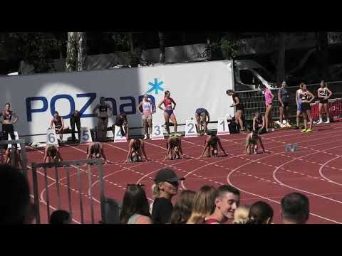 100m kobiet bieg 2 - Poznań 20240831