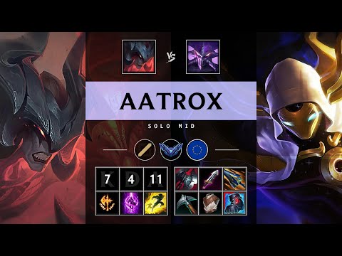 Aatrox Mid vs Kassadin: Quadra Kill, Dominating - EUW Diamond Patch 25.S1.1
