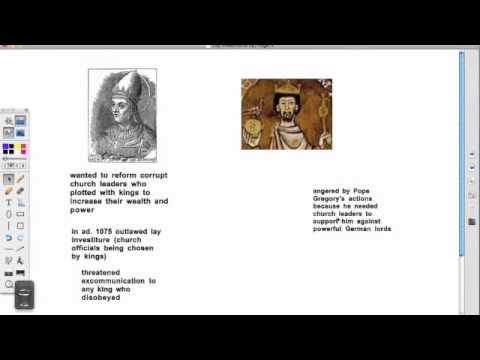 How was the lay investiture controversy settled image