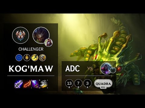Kog'Maw ADC vs Varus - EUNE Challenger Patch 10.8