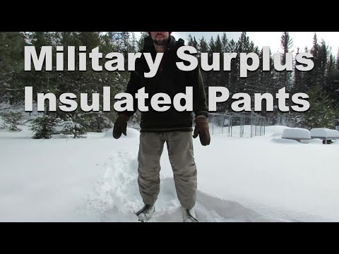 Military Surplus Insulated Pants