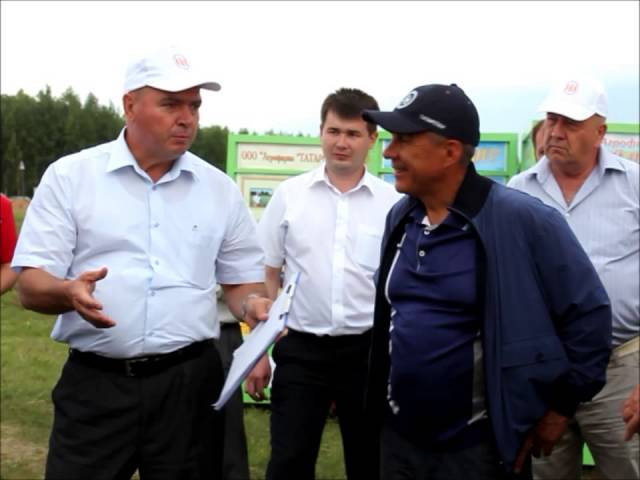 В понедельник Президент Татарстана Рустам Минниханов с рабочим визитом побывал вТетюшском районе