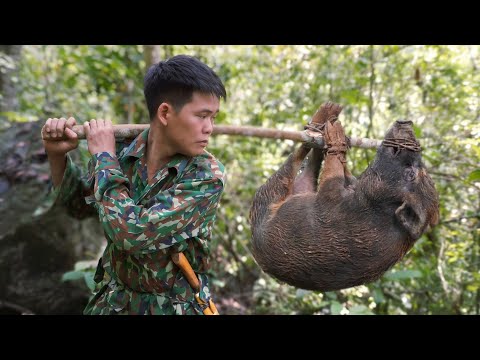 Wildlife survival skills, tracking wild animals and wild boar trails, trapping, solo survival