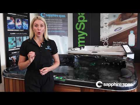 Sapphire Spas : initial spa set up