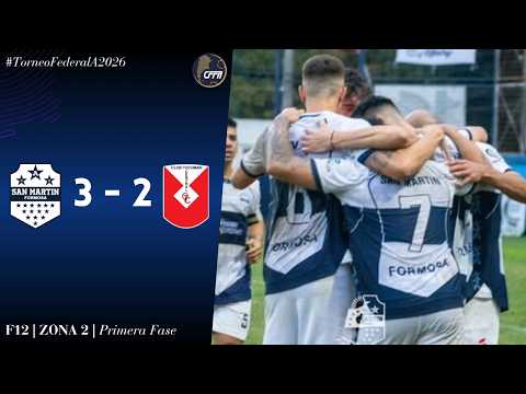 San Martín (FSA) 3 - 2 Tucumán Central | Torneo Federal A | Primera Fase